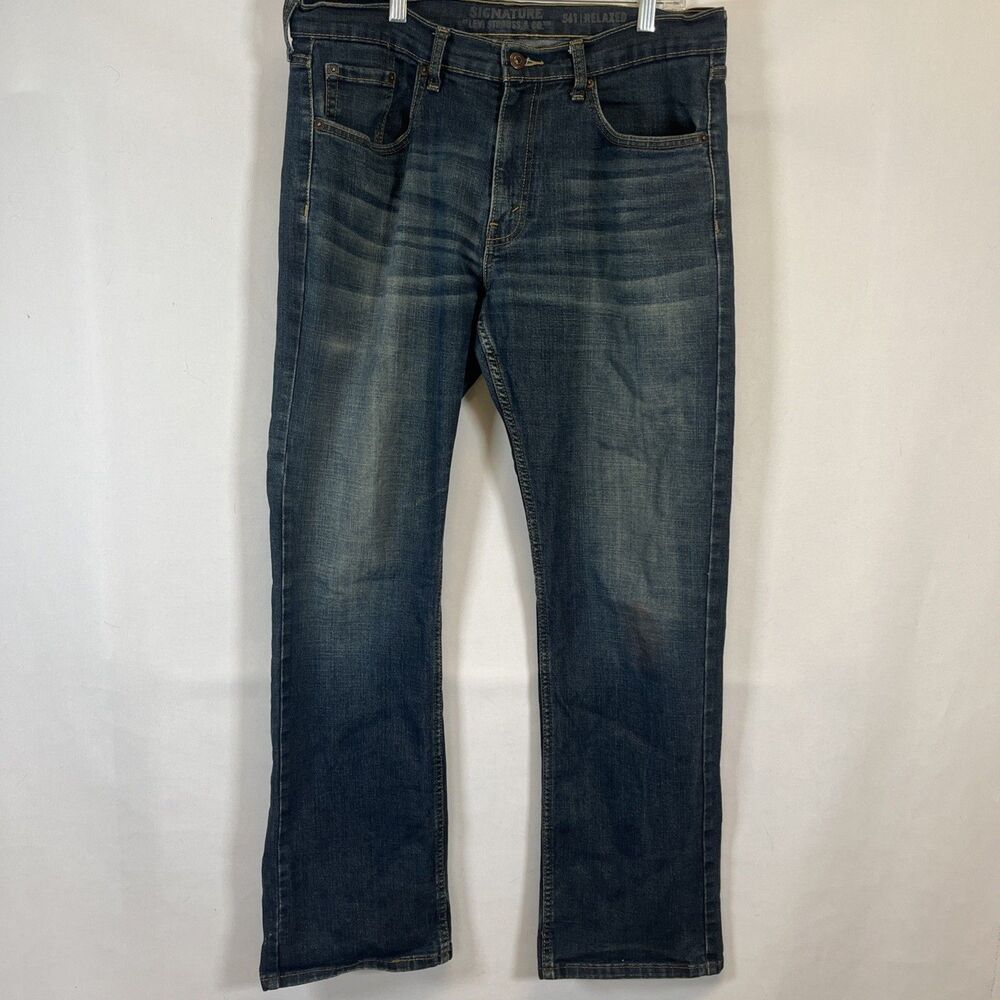 Levi’s Signature Jeans Men’s S61 Relaxed Straight Leg Size 34